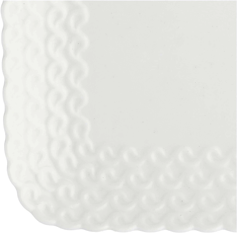 LA PORCELLANA BIANCA MOMENTI Serviravimo padėklas 20 x 13 cm