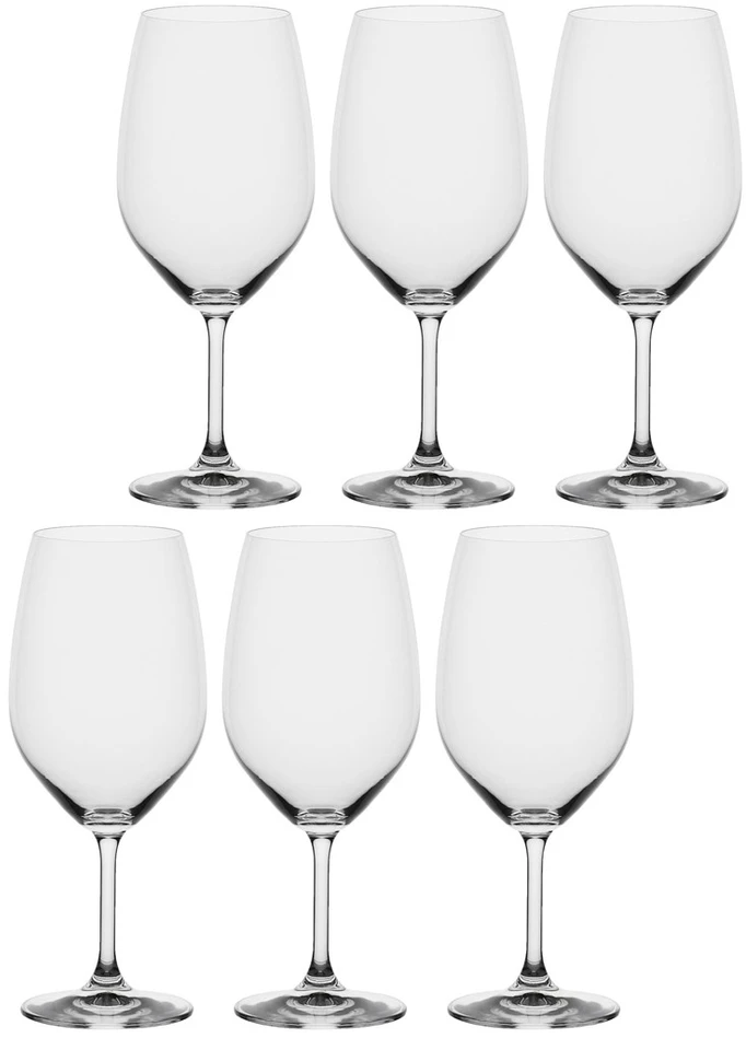 La Porcellana Bianca 6 Bordo novello vyno taurių rinkinys – permatomas, 620 ml