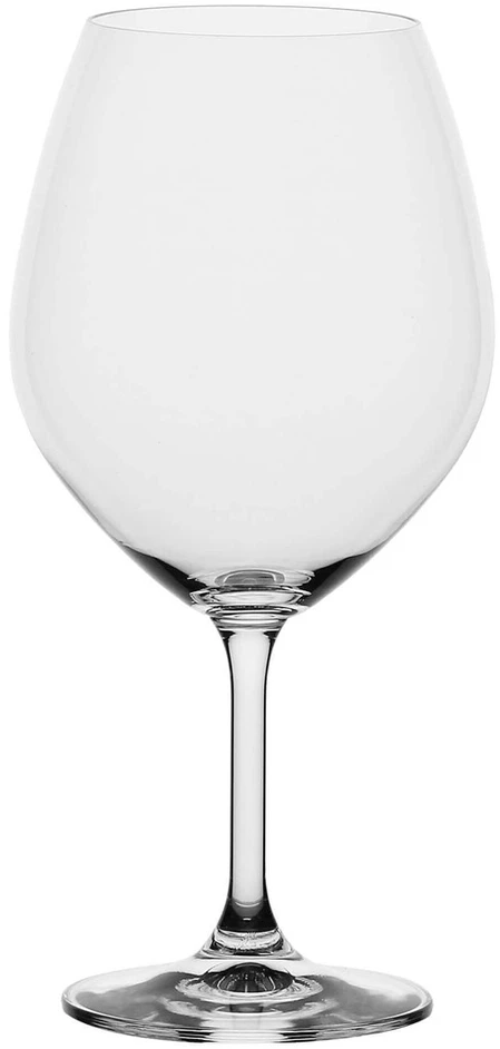 La Porcellana Bianca 6 Burgundy Novello vyno taurių rinkinys - permatomas, 710 ml