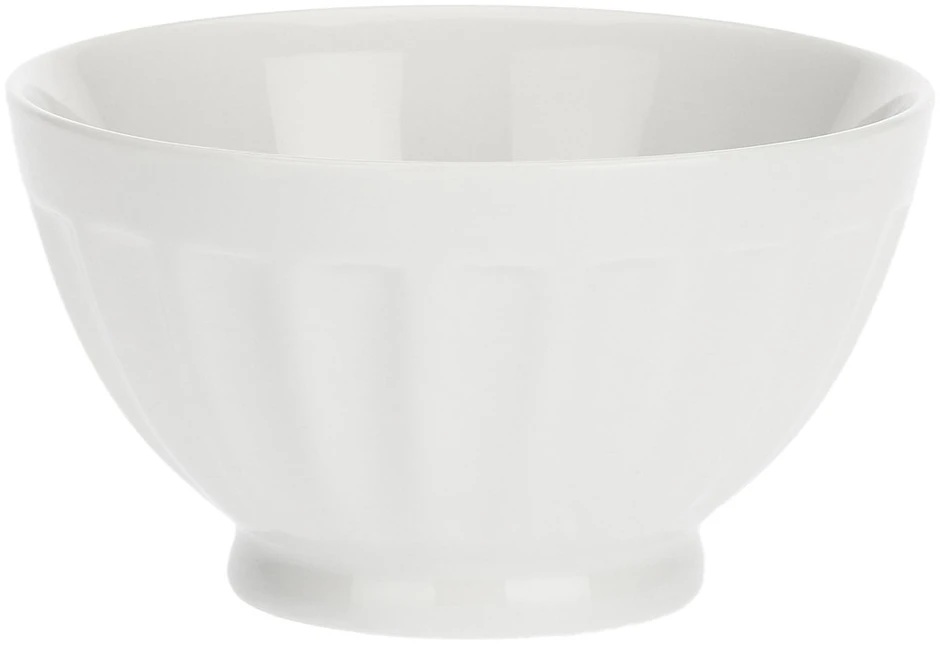 La Porcellana Bianca 5 didelių apvalių pyrago dubenėlių rinkinys - baltos spalvos, 14 cm