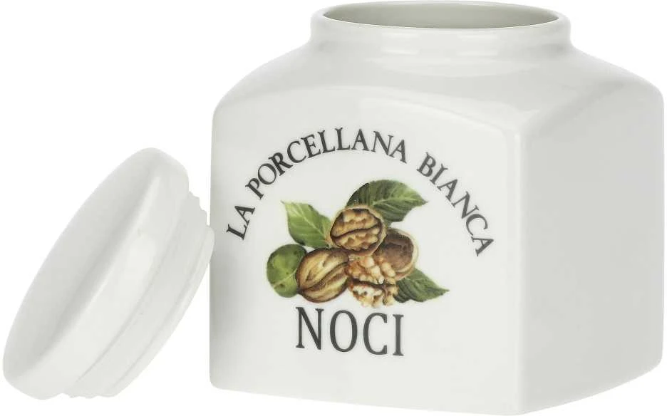 LA PORCELLANA BIANCA CONSERVA Graikinių riešutų talpyklė 500 ml
