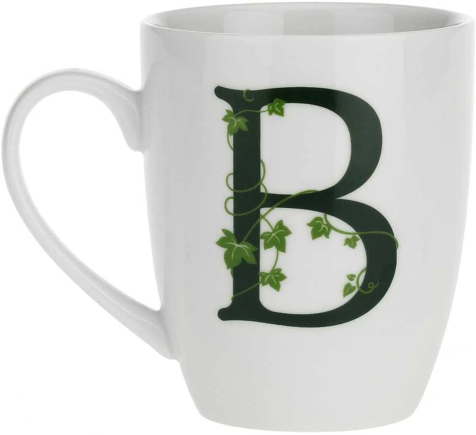 LA PORCELLANA BIANCA ATUPERTU Puodelis su laikikliu 380 ml, Wzór B