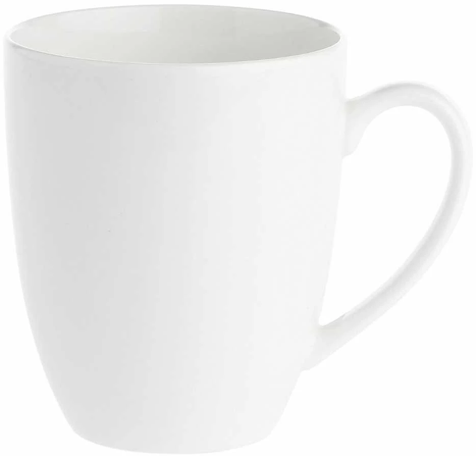 LA PORCELLANA BIANCA ESSENZIALE Rinkinys 6 kubków su laikikliu 450 ml