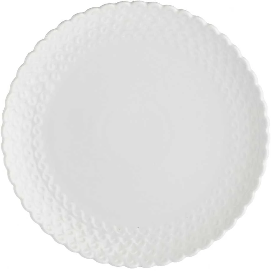 LA PORCELLANA BIANCA MOMENTI 6 salotų lėkščių rinkinys, 22 cm