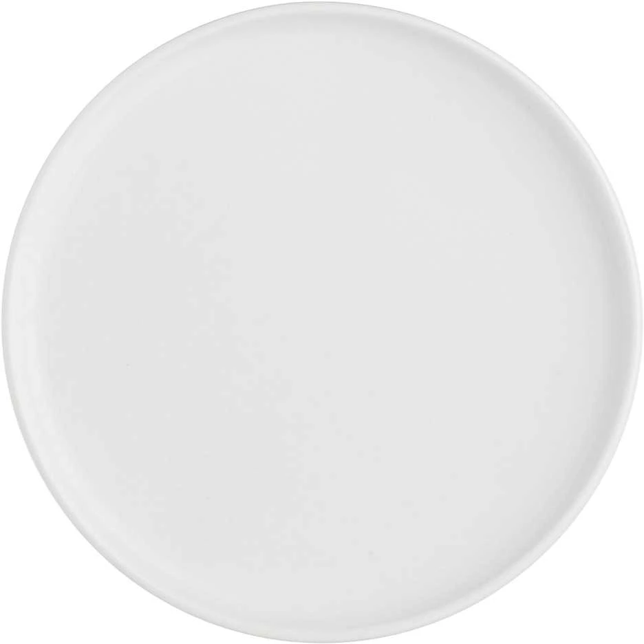 6 essenziale gurmaniškų vakarienės lėkščių rinkinys - baltas, 17 cm