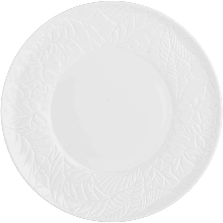 LA PORCELLANA BIANCA BOSCO 6 salotų lėkščių rinkinys – baltos spalvos, 21,5 cm