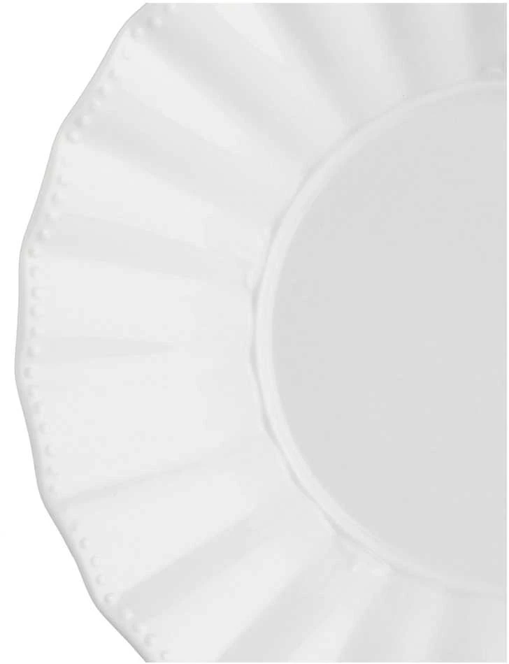 La Porcellana Bianca 6 vnt. gilių lėkščių rinkinys „Ducale“ – baltos, 22 cm