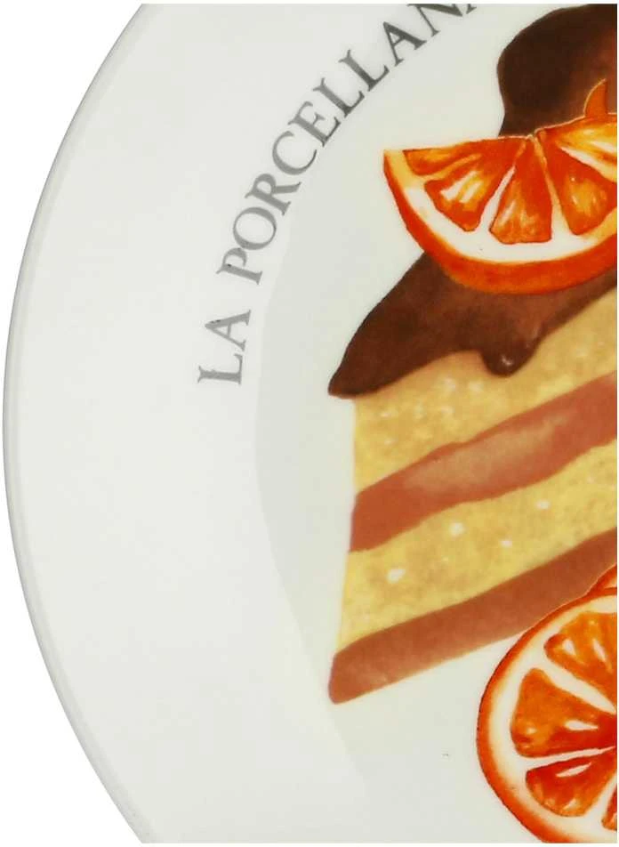 La Porcellana Bianca 6 goloserie torto lėkščių rinkinys - baltas, 17,5 cm