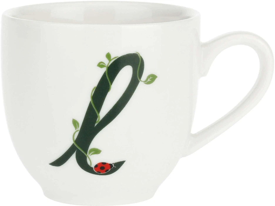 LA PORCELLANA BIANCA SOLOTUA Puodelis ir lėkštė 90 ml, Pattern L
