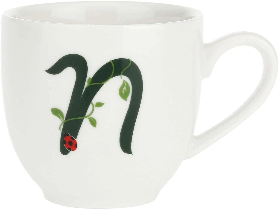 LA PORCELLANA BIANCA SOLOTUA Puodelis ir lėkštė 90 ml, Pattern N