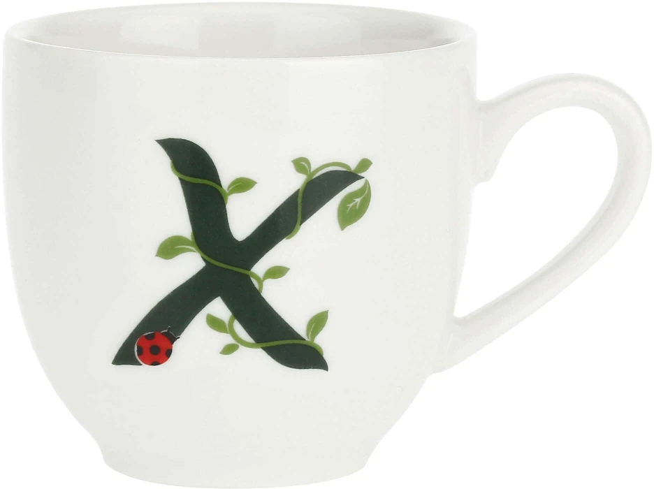 LA PORCELLANA BIANCA SOLOTUA Puodelis ir lėkštė 90 ml, modelis X