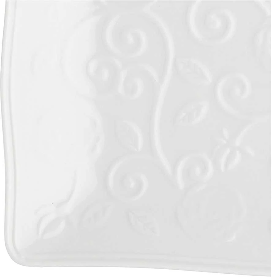 LA PORCELLANA BIANCA FLORENTINA Serviravimo padėklas 20 x 12 cm