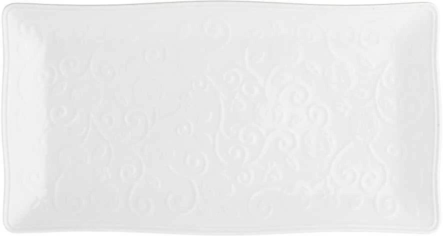 LA PORCELLANA BIANCA FLORENTINA Serviravimo padėklas 30 x 16 cm
