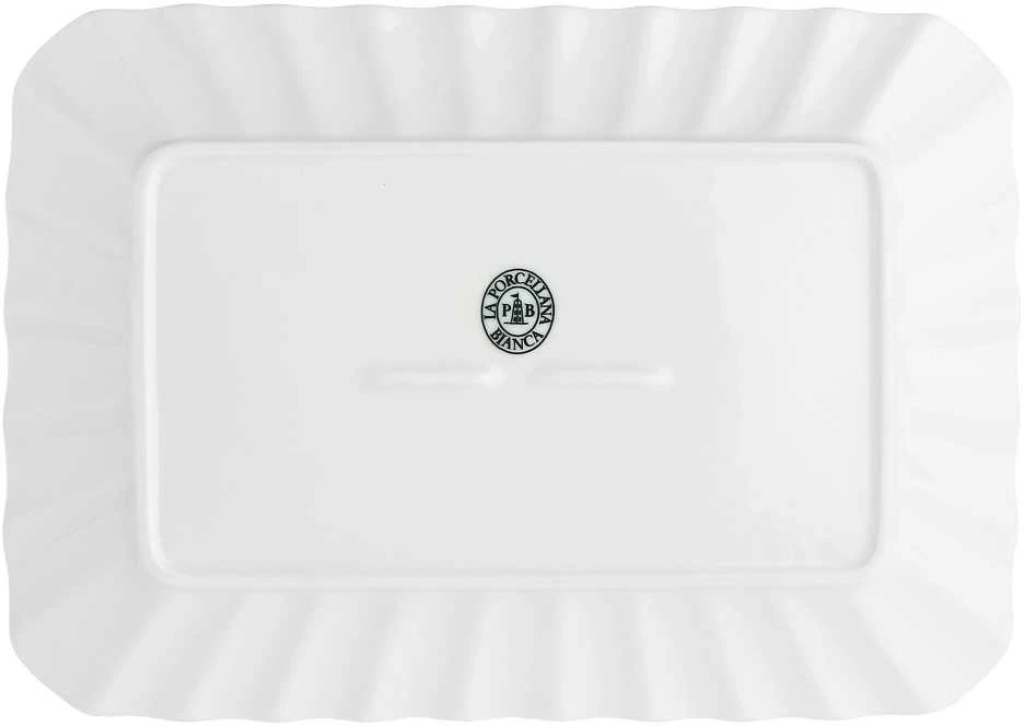 La Porcellana Bianca DUCAL Baltas PORCELINAS Taca prostokątna 27 x 19 cm