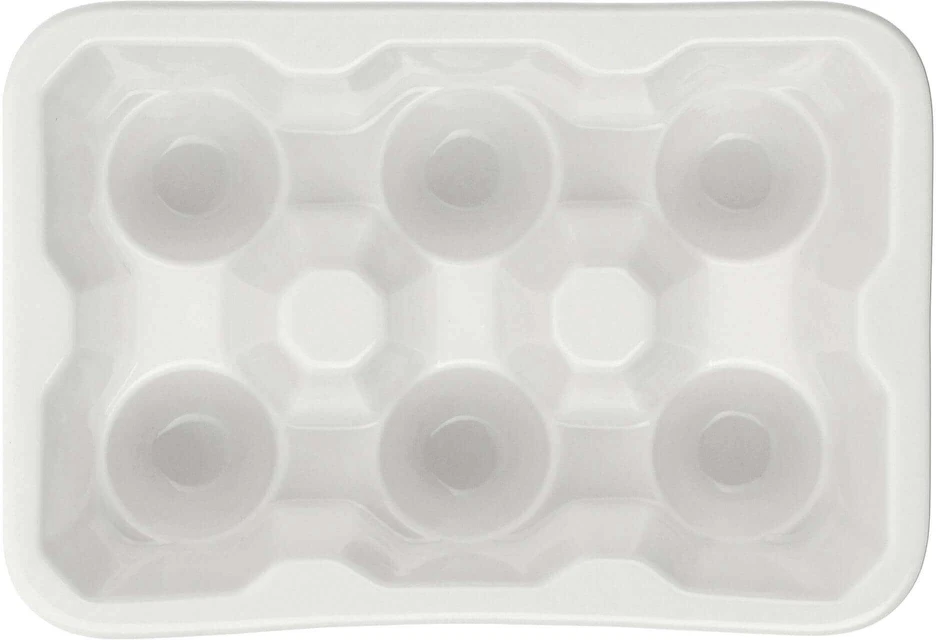 LA PORCELLANA BIANCA UOVA Pojemnik na 6 jajek