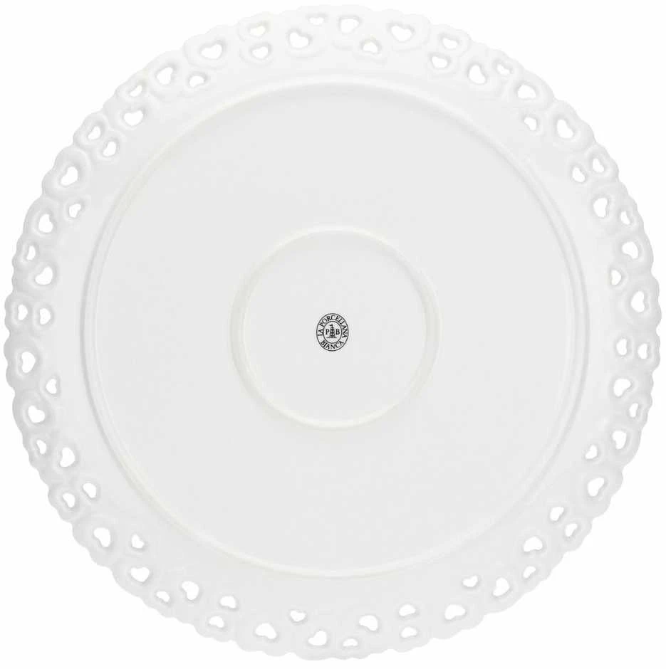 LA PORCELLANA BIANCA VALENTINO Dekoruota torto lėkštė 34 cm