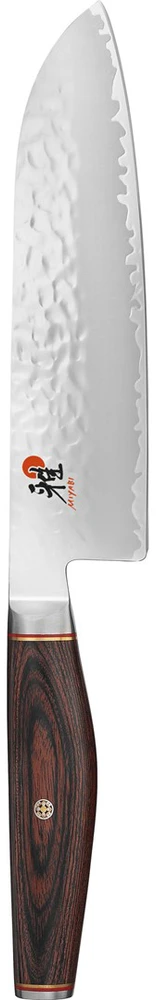 Zwilling Braun MIYABI Santoku virėjo peilis, plienas, 180 mm, sidabras / ruda, 34074-181-0