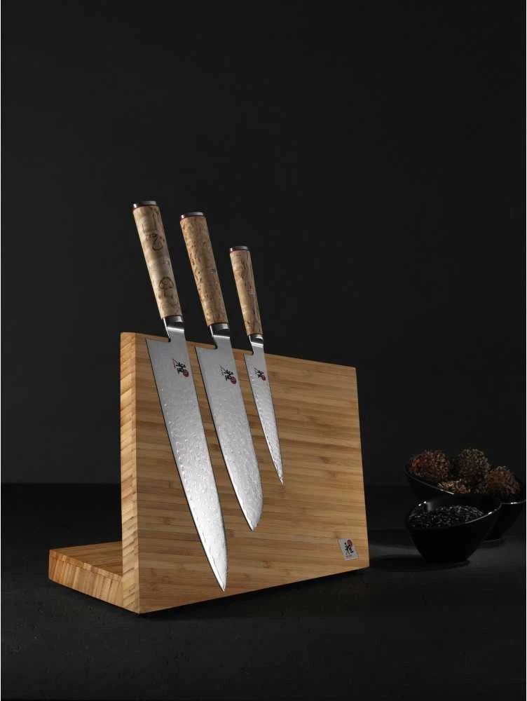Zwilling Verschiedene MIYABI Gyutoh sidabrinė, Masur beržinė rankena, 200mm