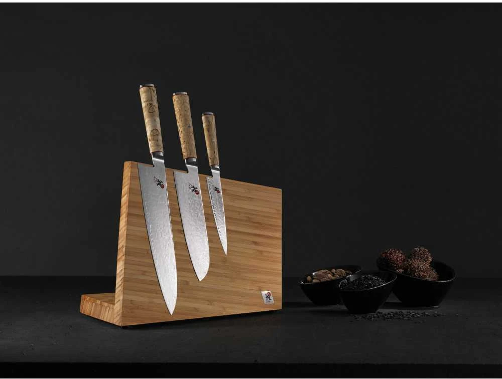 Zwilling Verschiedene MIYABI Gyutoh sidabrinė, Masur beržinė rankena, 200mm