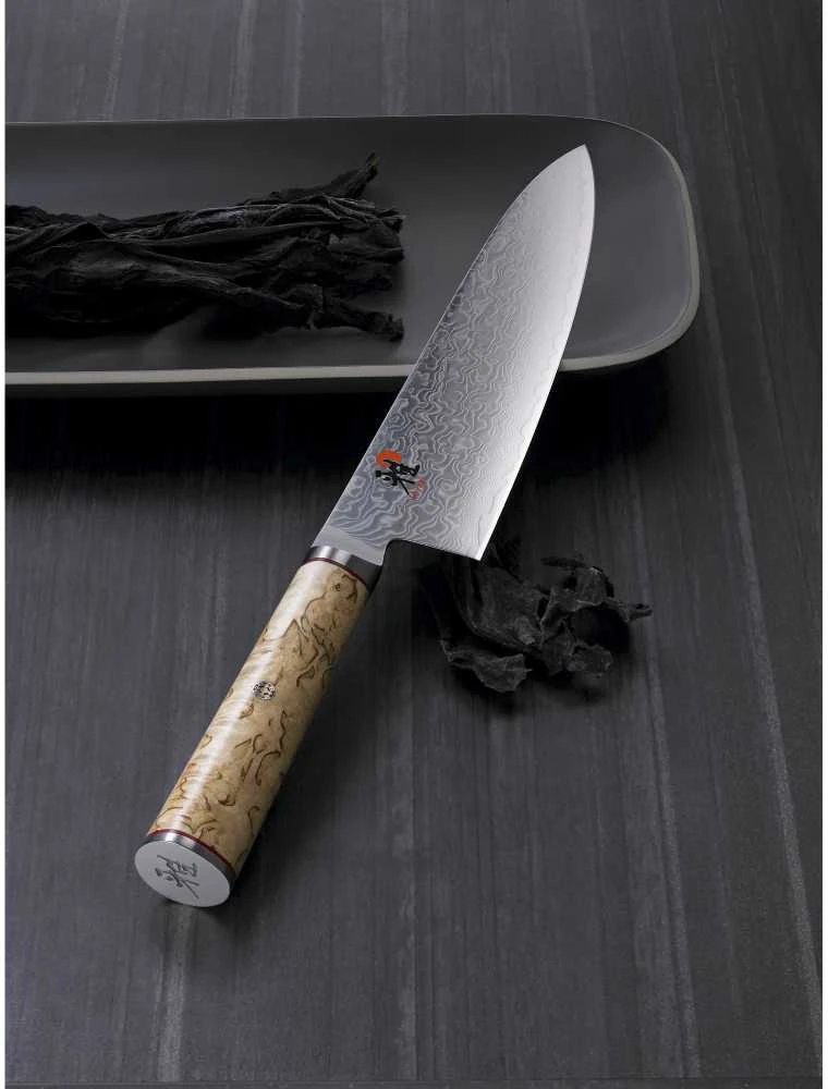 Zwilling Verschiedene MIYABI Gyutoh sidabrinė, Masur beržinė rankena, 200mm
