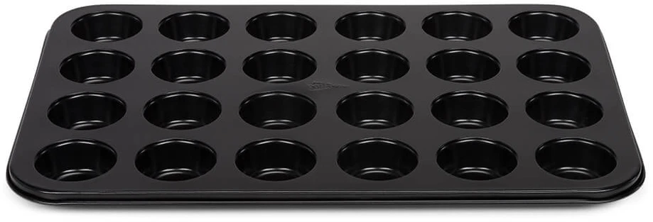 Patisse bandelės forma 24 skyreliai 38,5 x 26 cm tamsiai pilkas plienas
