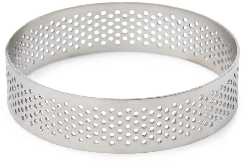 Patisse Perforuotas apvalus kepimo žiedas 10cm - Patisse