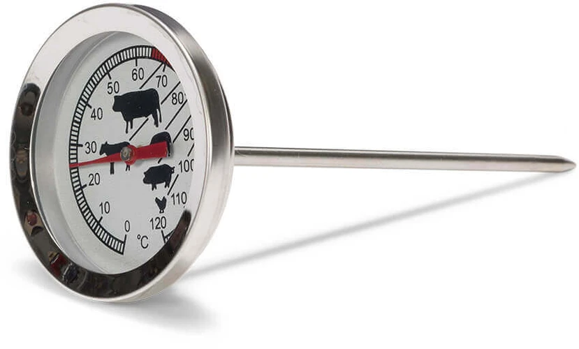 Patisse termometr do prażenia 10 cm nerūdijantis plienas sidabrinė