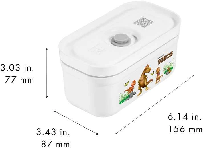 ZWILLING FRESH & SAVE Priešpiečių dėžutė plastikowy dinos 0.5 ltr