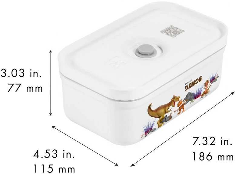 ZWILLING FRESH & SAVE Priešpiečių dėžutė plastikowy dinos 0.85 ltr