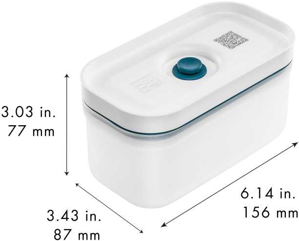 ZWILLING FRESH & SAVE Priešpiečių dėžutė plastikowy 0.5 ltr jūros spalvos