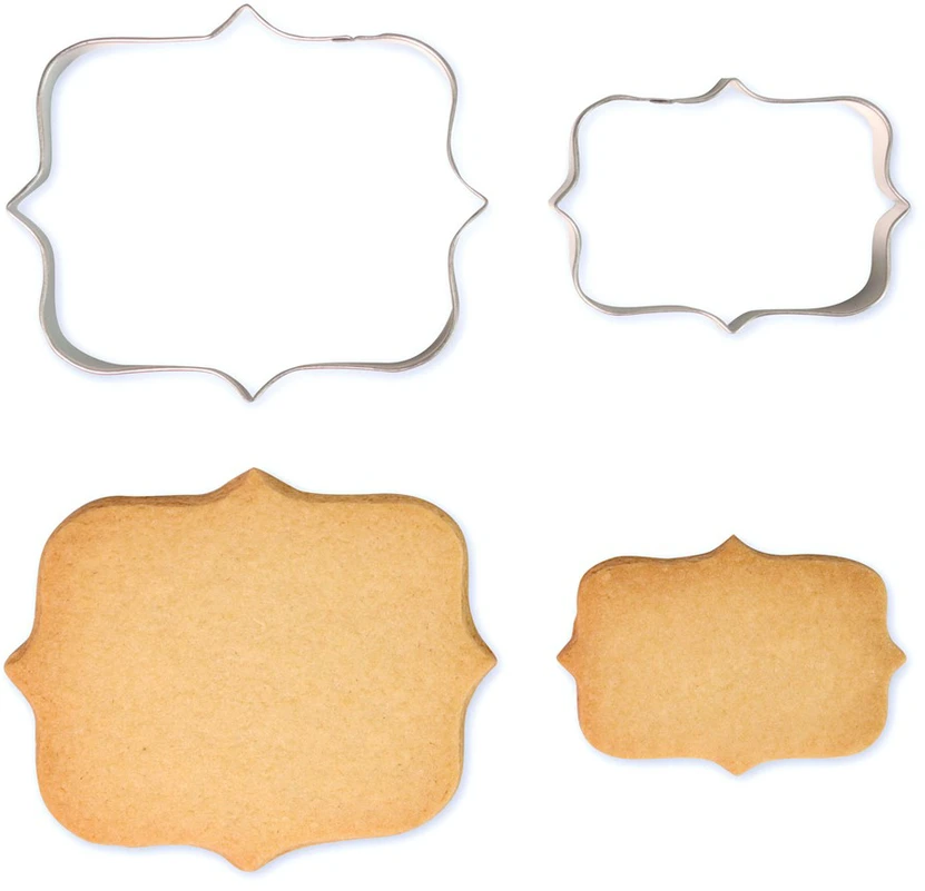 PME 2 metalinių etikečių formų rinkinys