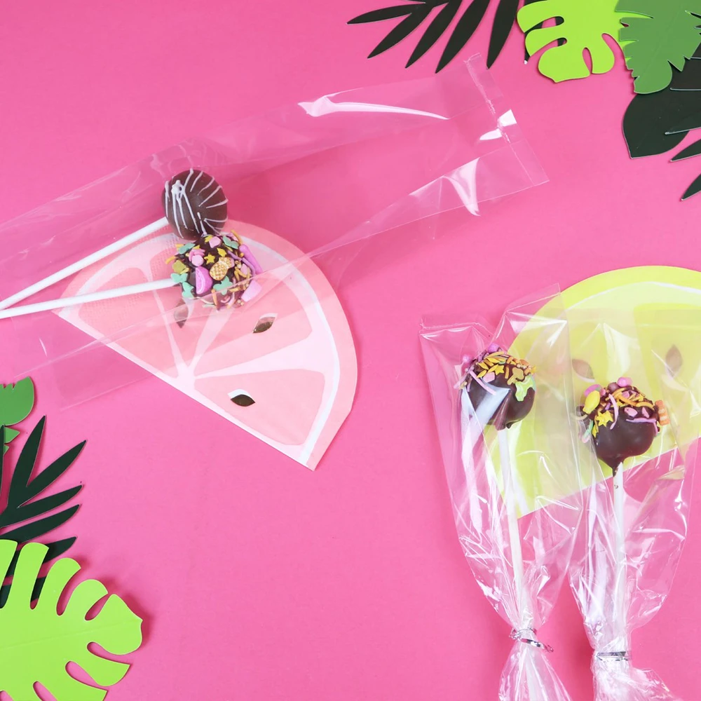 PME Cake Pop maišelių rinkinys su sidabriniais kaspinėliais