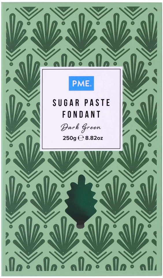 PME cukraus pasta - Tamsiai žalia, 250 g