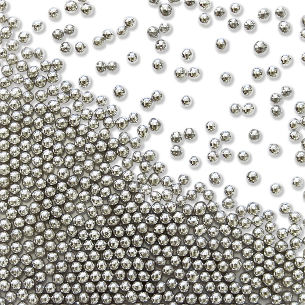 PME cukraus dekoratyviniai perlai 25 g 4 mm, sidabriniai