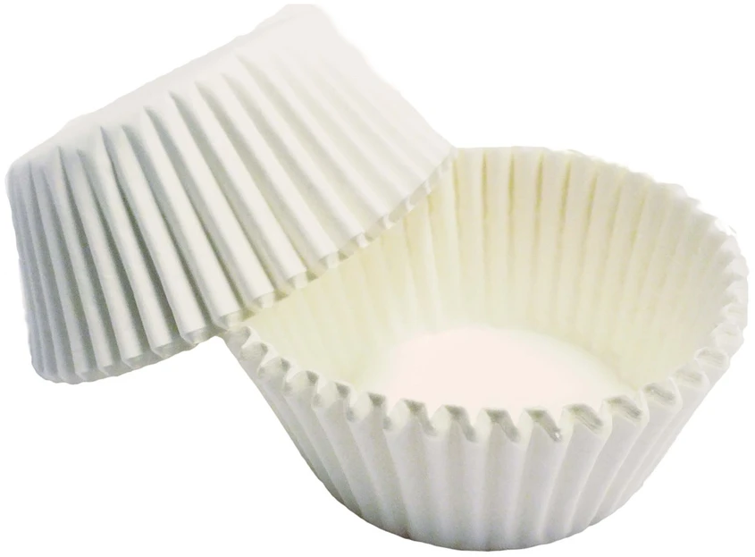 PME Cupcake kepimo puodeliai (60 vnt.) Baltos spalvos