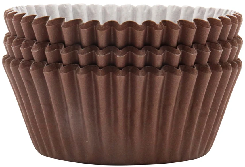 PME Cupcake kepimo puodeliai (60 vnt.) rudi