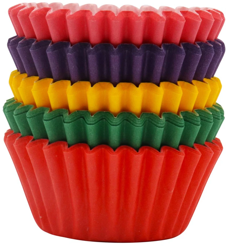PME Cupcake Liners (100 vienetų) kelių spalvų