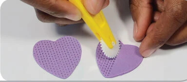 PME Decorating Knurl Tool (3 antgaliai) 13 cm Geltona