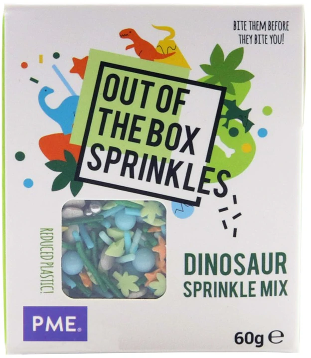 PME dinozaurų cukraus pabarstukai 60 g