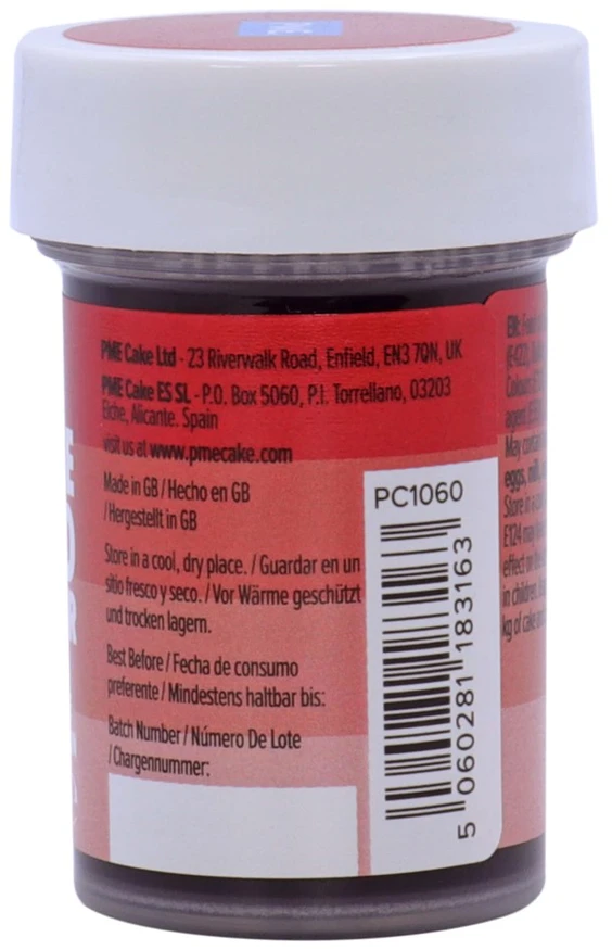 PME Gel maistiniai dažai 25g - Kaštonas