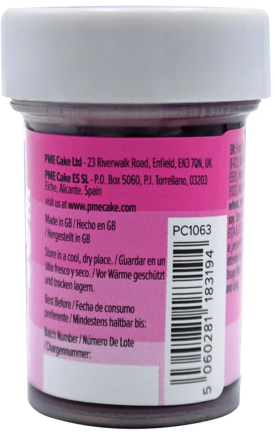 PME gelinis maistinis dažiklis 25g - rožinis