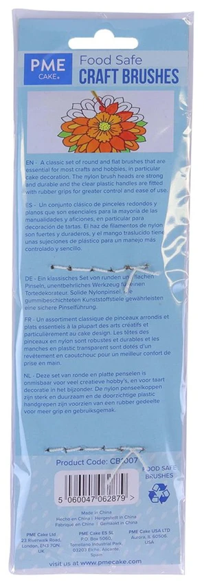 PME konditerijos dažymo teptukai (5-12 mm)