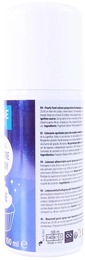 PME maisto dažų purškiklis 100 ml mėlynas