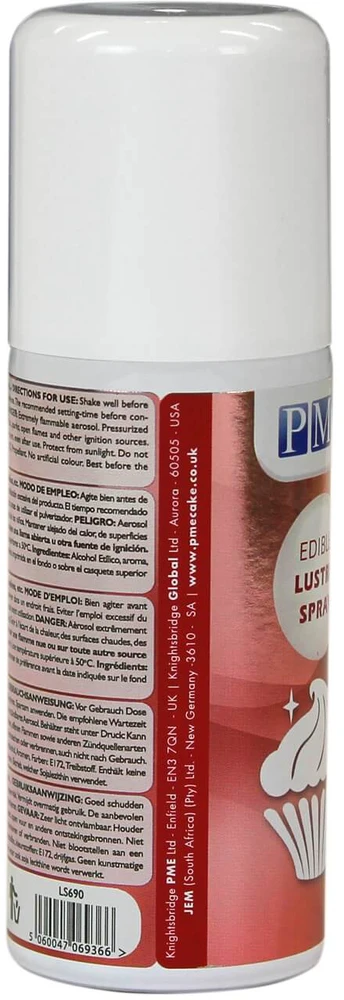 PME maisto dažų purškiklis 100 ml raudonas