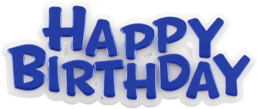 PME Mėlyna Happy Birthday žvakės (16 vnt.) mėlynos spalvos