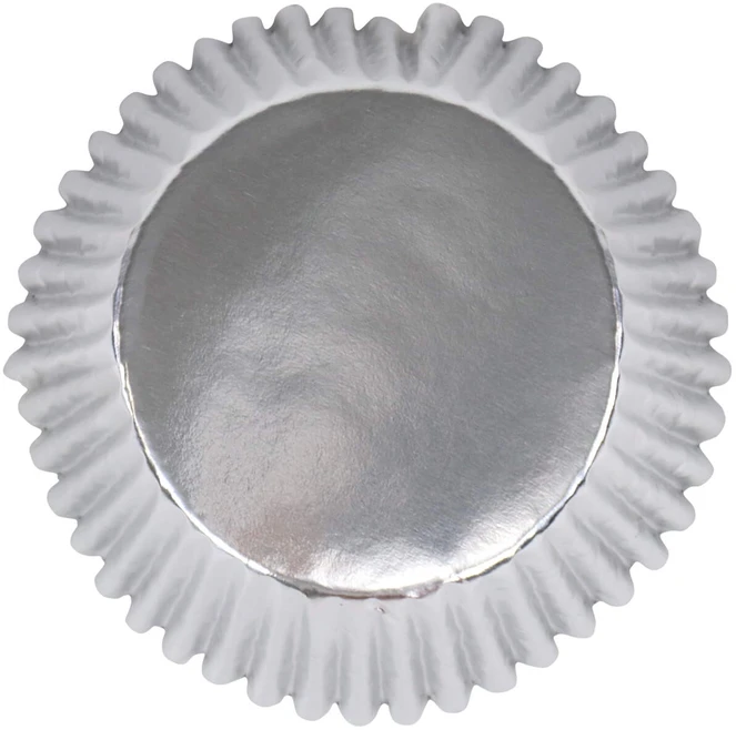 PME Metallic Cupcake Įdėklai (30 vnt.) Sidabras