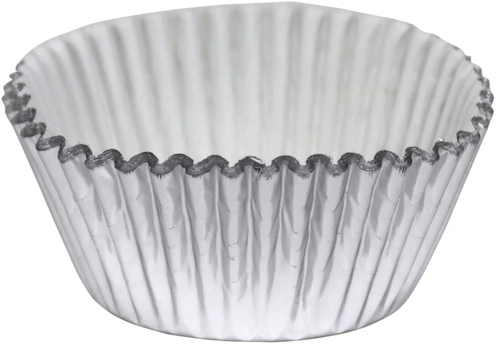 PME Metallic Cupcake Įdėklai (30 vnt.) Sidabras