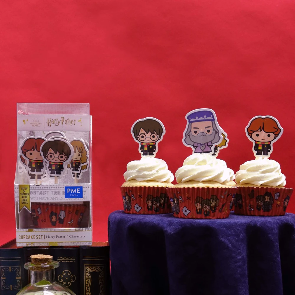 PME Papilotki i toppery na muffinki Harry Potter (24 vnt.)