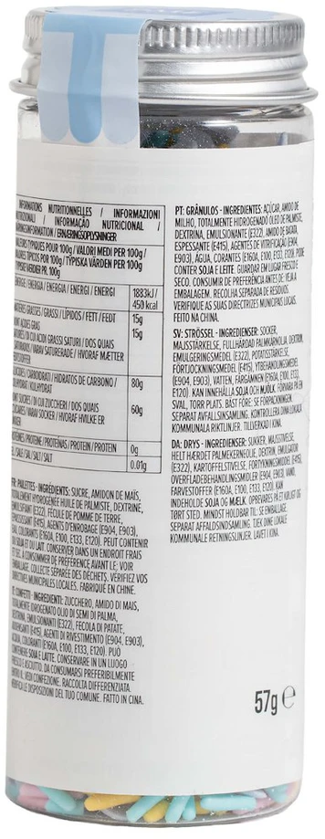 PME pasteliniai drugeliai cukraus pabarstukai 57 g