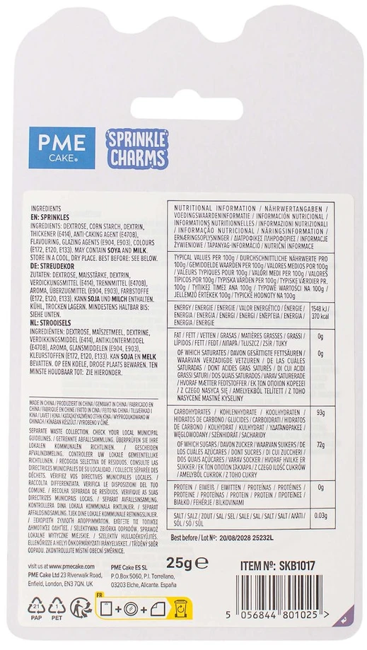 PME putojančio deimantinio cukraus glaistas 25 g